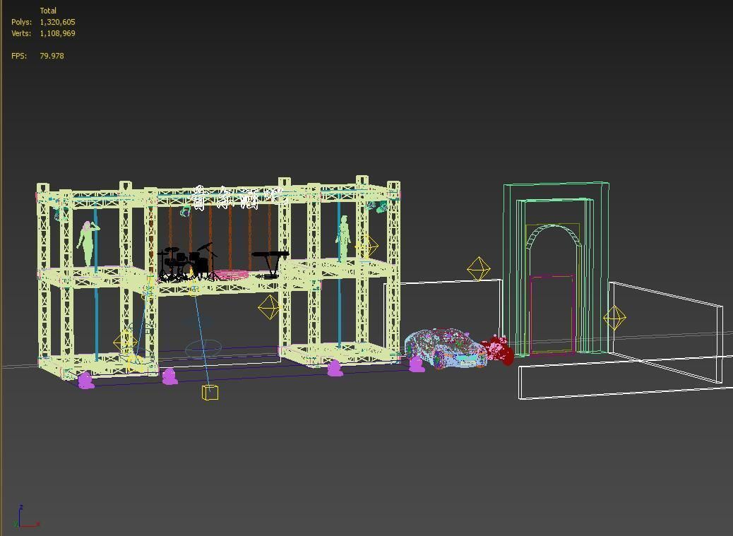 3DS Max 2014 Stage Concert 26 3D model_2