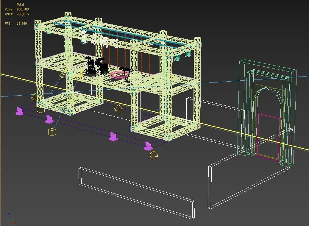3DS Max 2014 Stage Concert 26 3D model_4