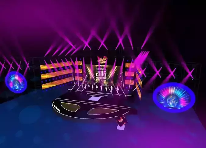 3DS Max 2014 Stage Concert 44