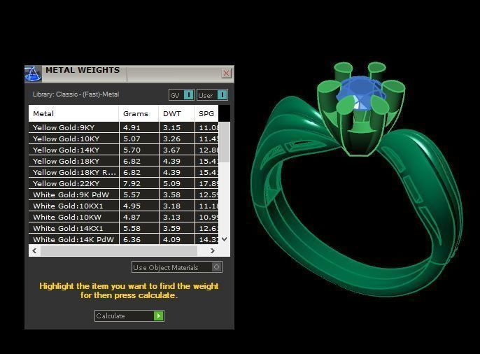 solitair ring 3D print model 3D print model_16