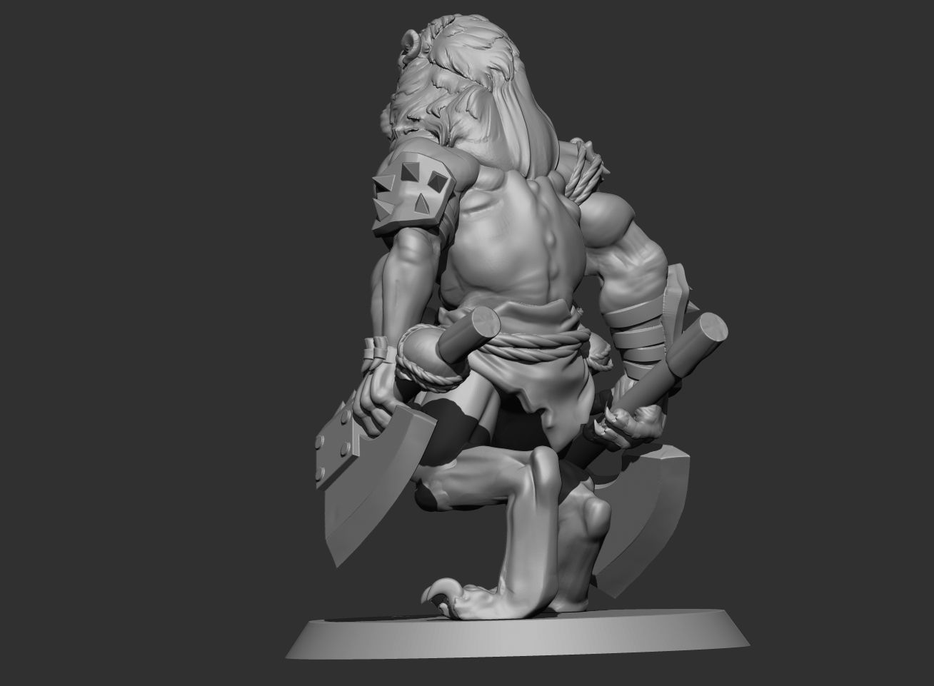 Lion Warrior 3D print model_7