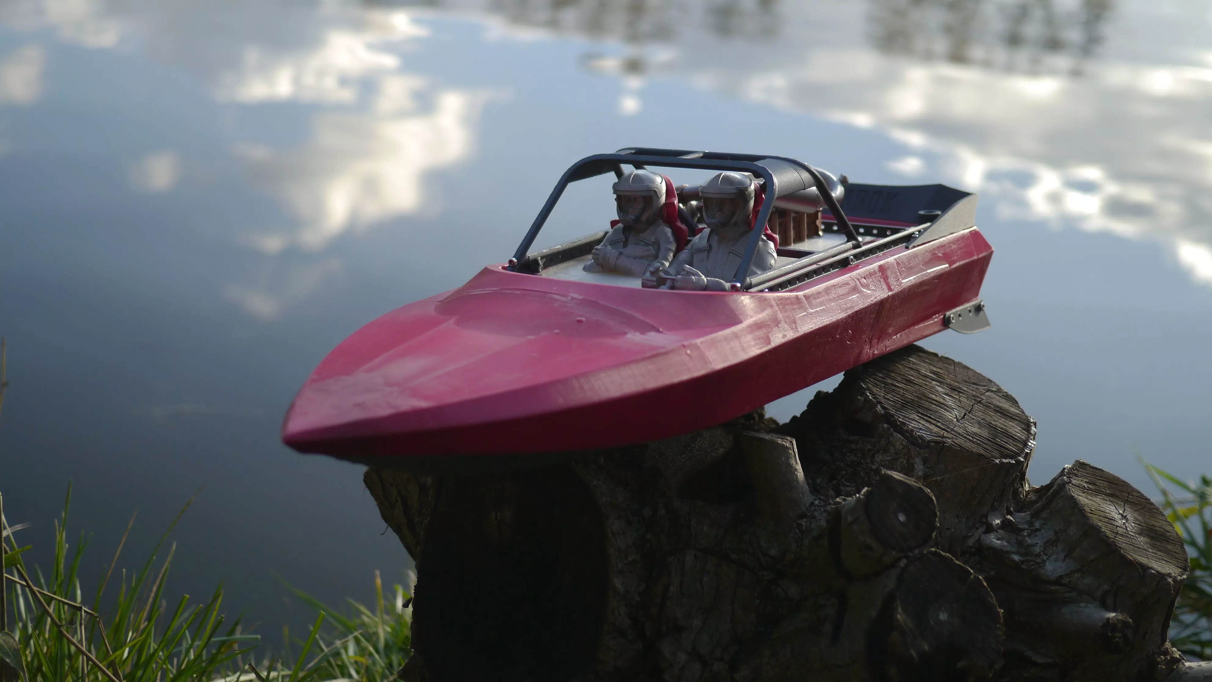 Ragnarok - 3D Printable RC Jetsprint Boat Free 3D print model_0