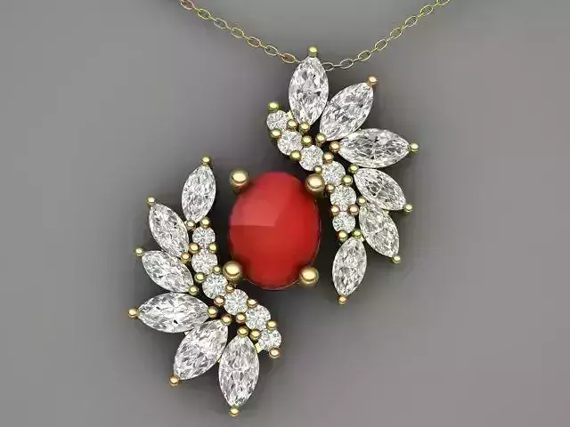 Marquise Gem Necklace
