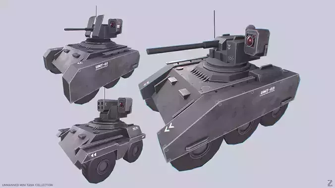 Unmanned Mini Tank collection 