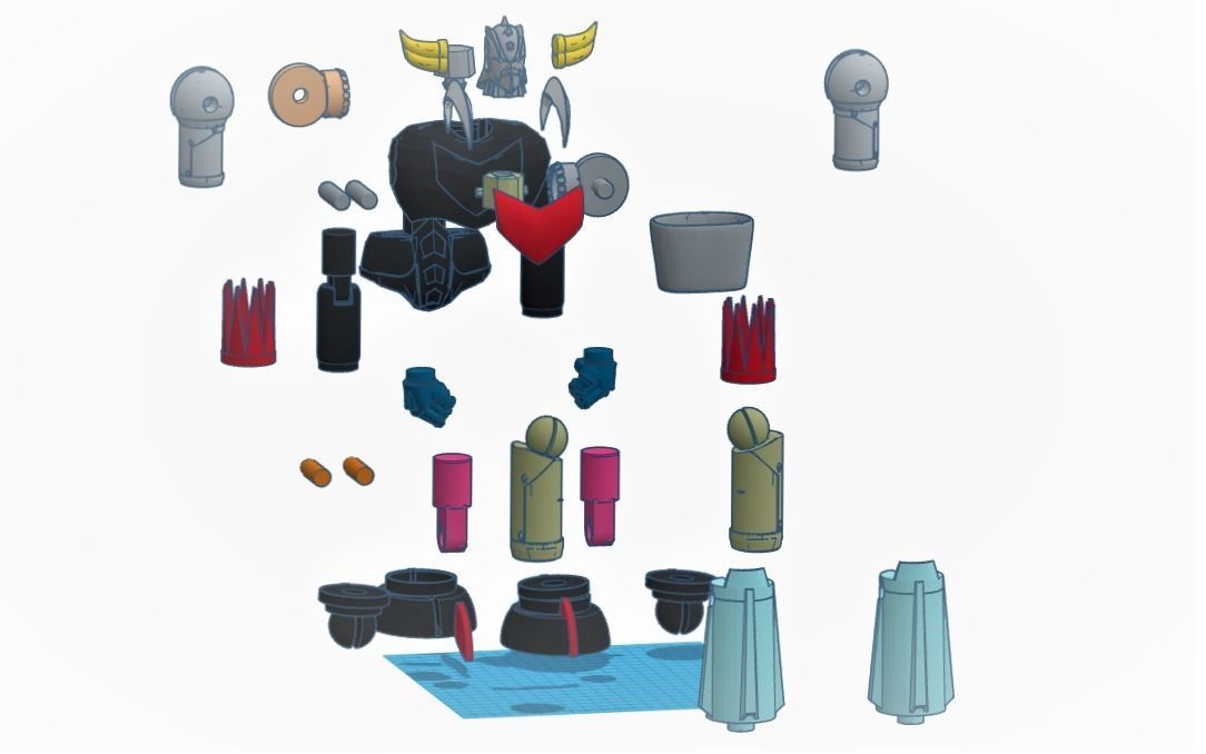 GOLDORAK GRENDIZER UFO 3D print model_2