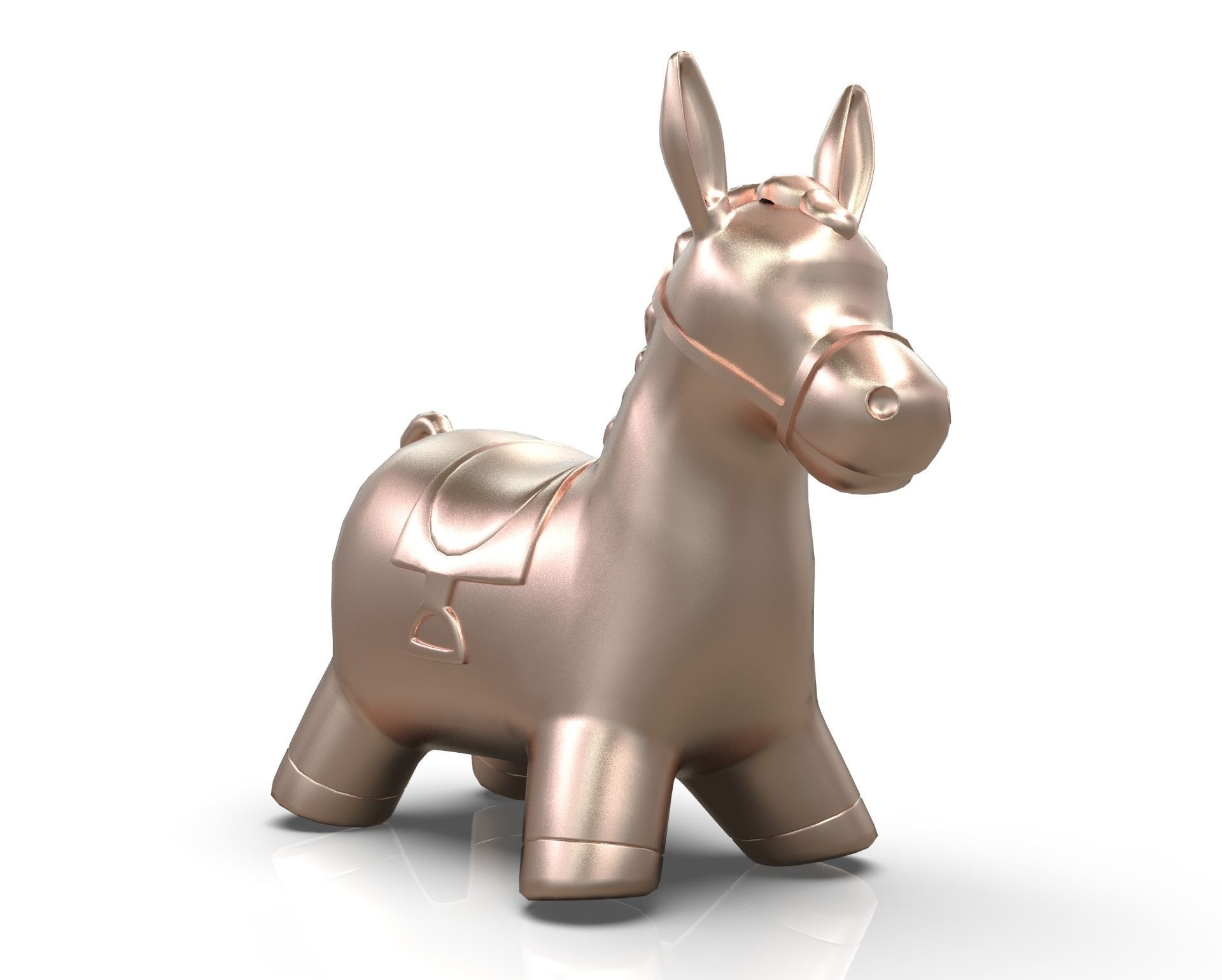 Donkey Toy 3D model_11