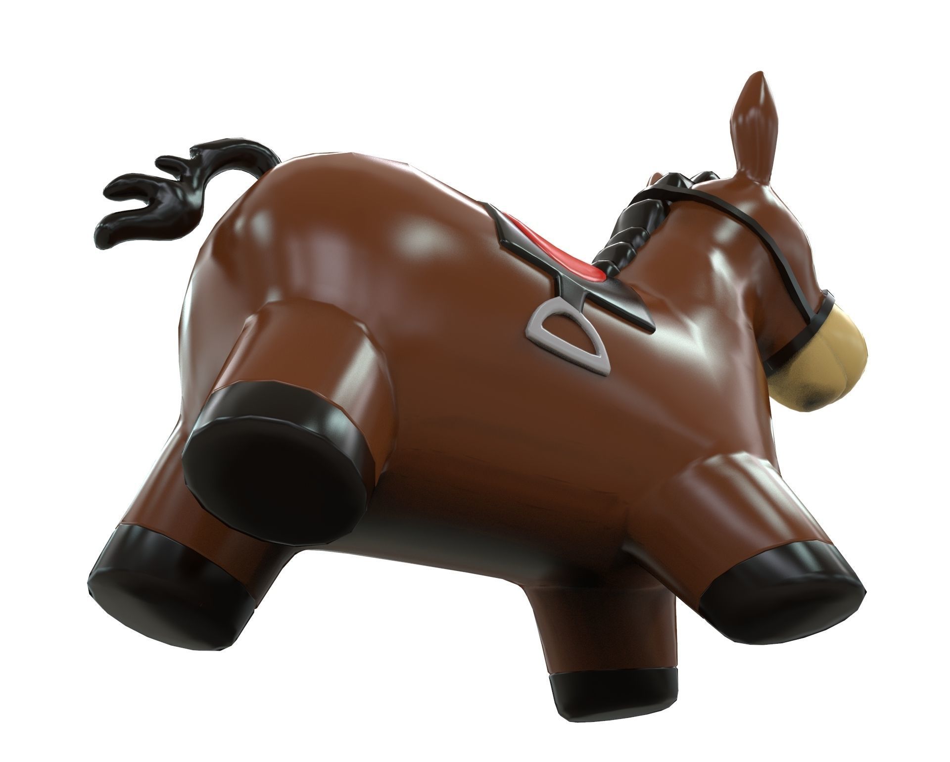 Donkey Toy 3D model_4