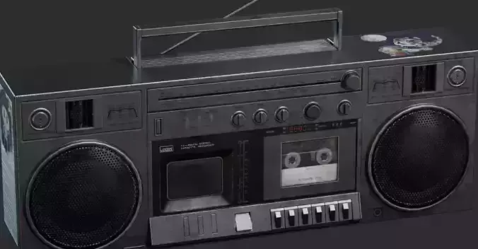 Boombox Model 3D model