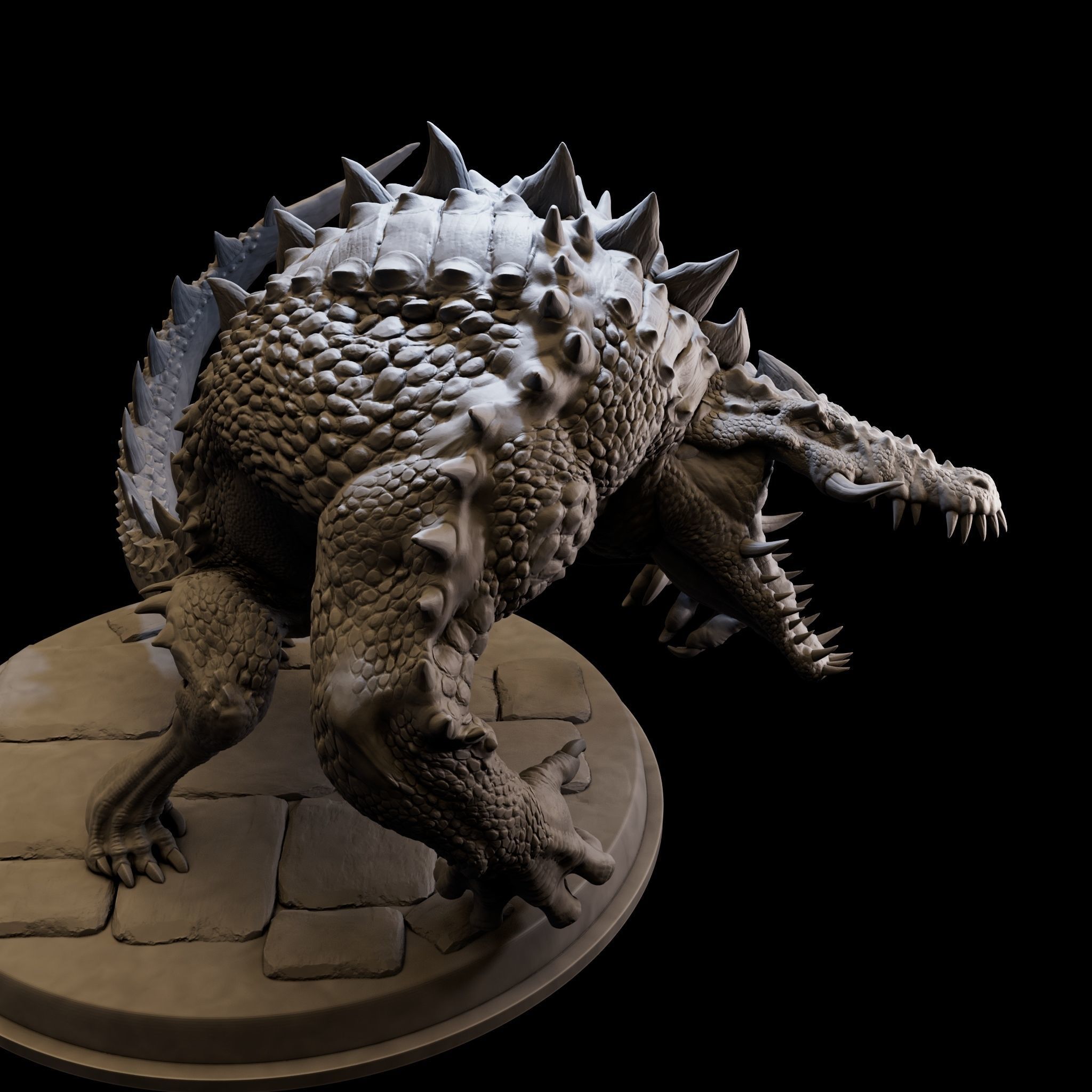 MutantCrocodile for 3d Print 3D print model_16