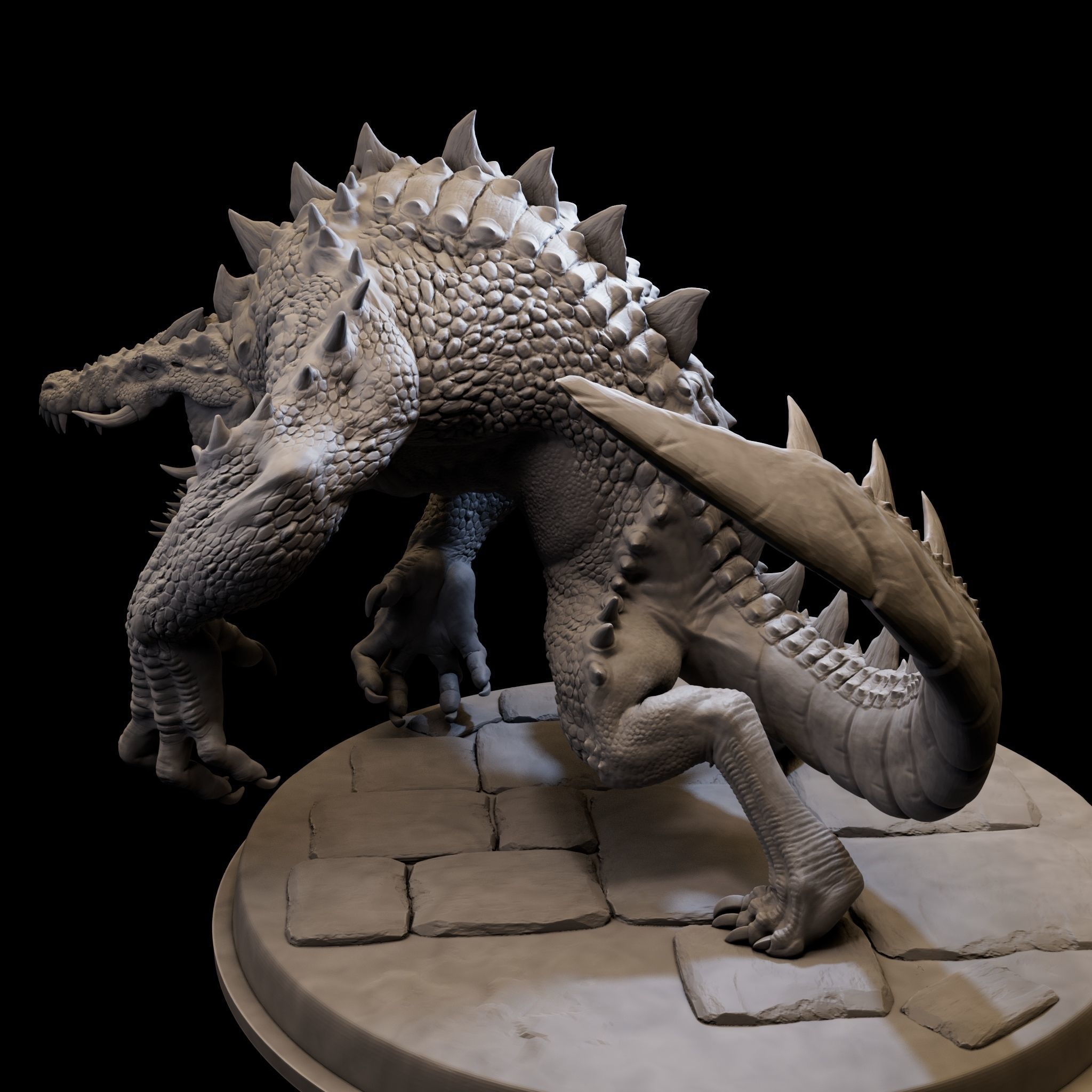 MutantCrocodile for 3d Print 3D print model_11