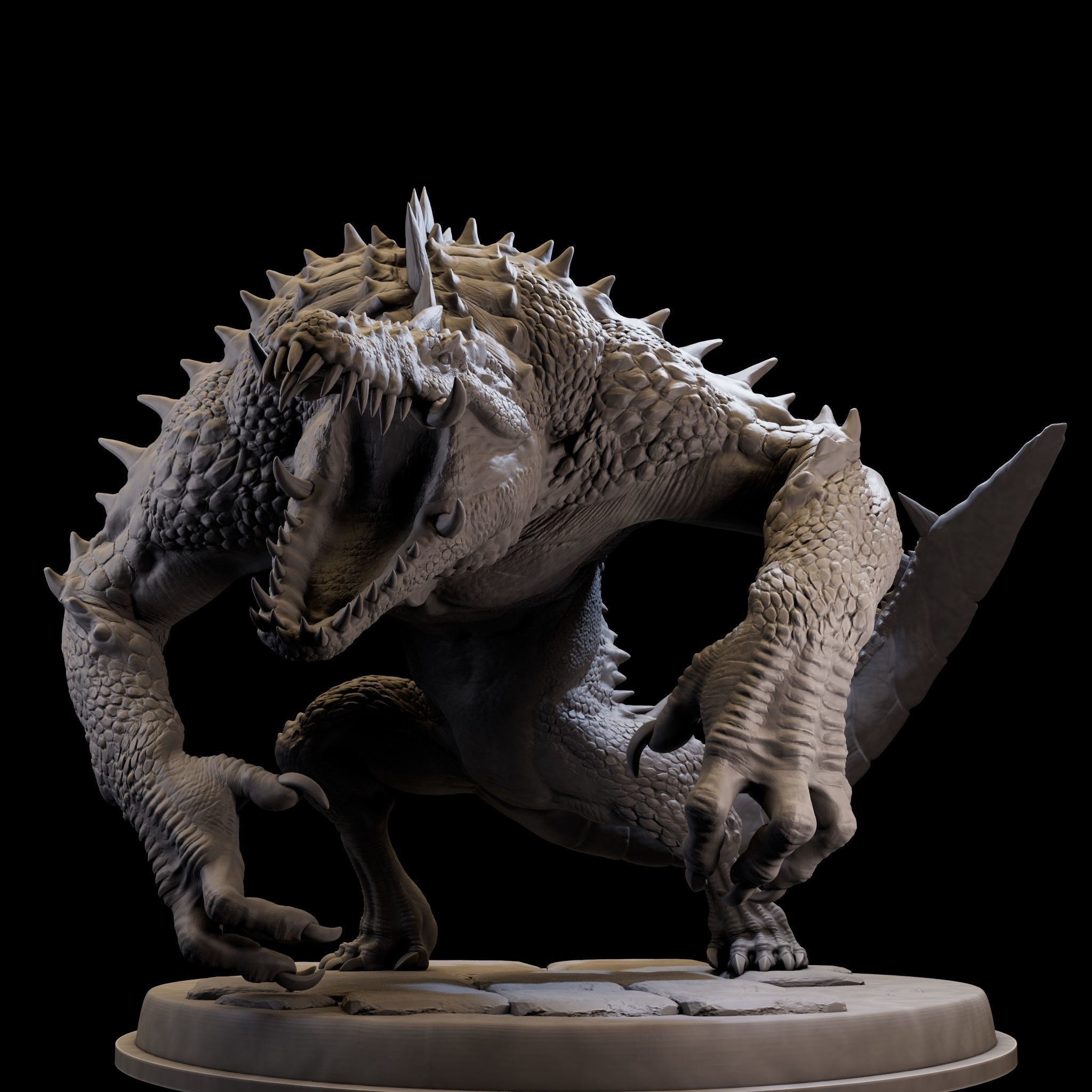 MutantCrocodile for 3d Print 3D print model_19