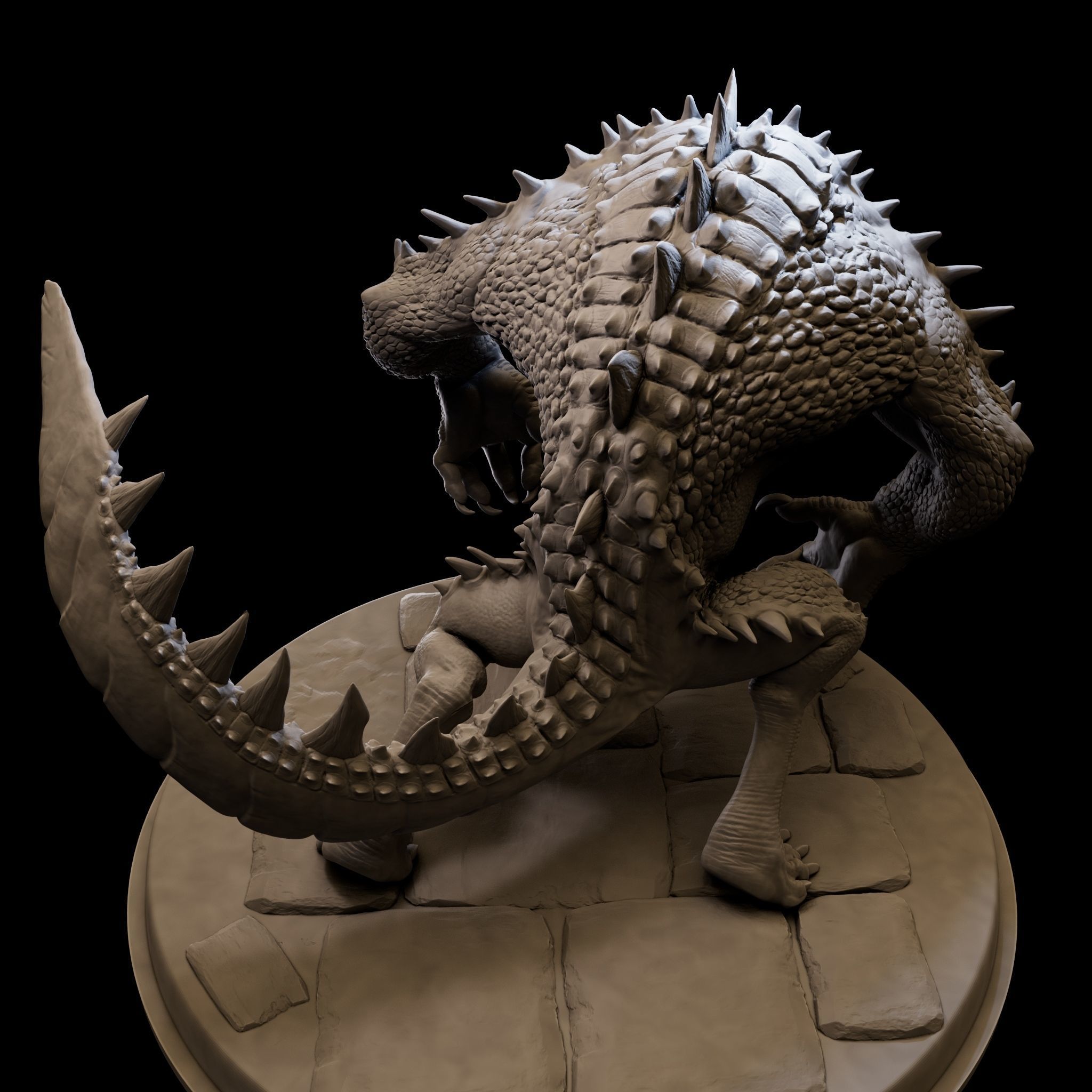 MutantCrocodile for 3d Print 3D print model_14
