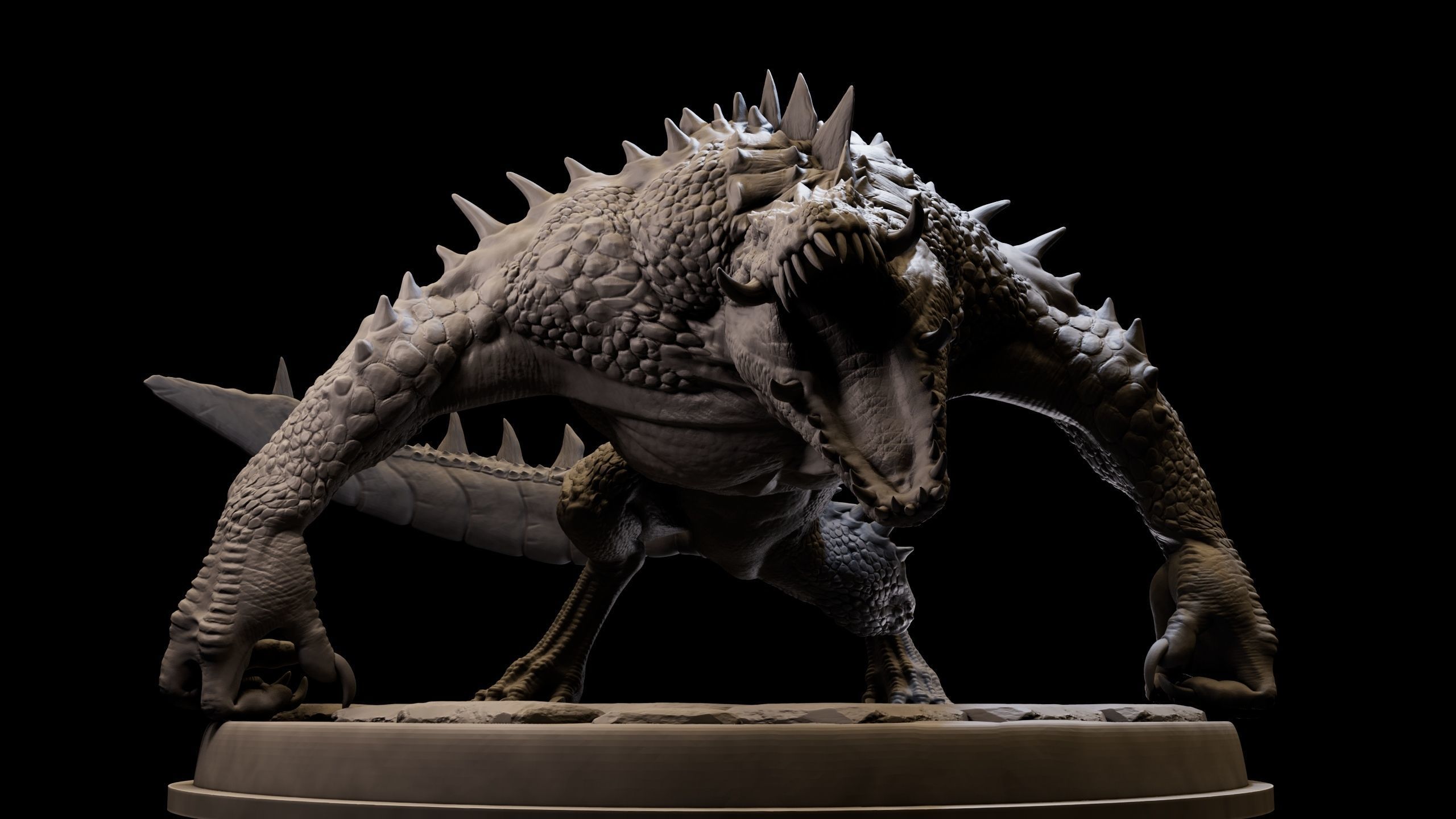 MutantCrocodile for 3d Print 3D print model_18