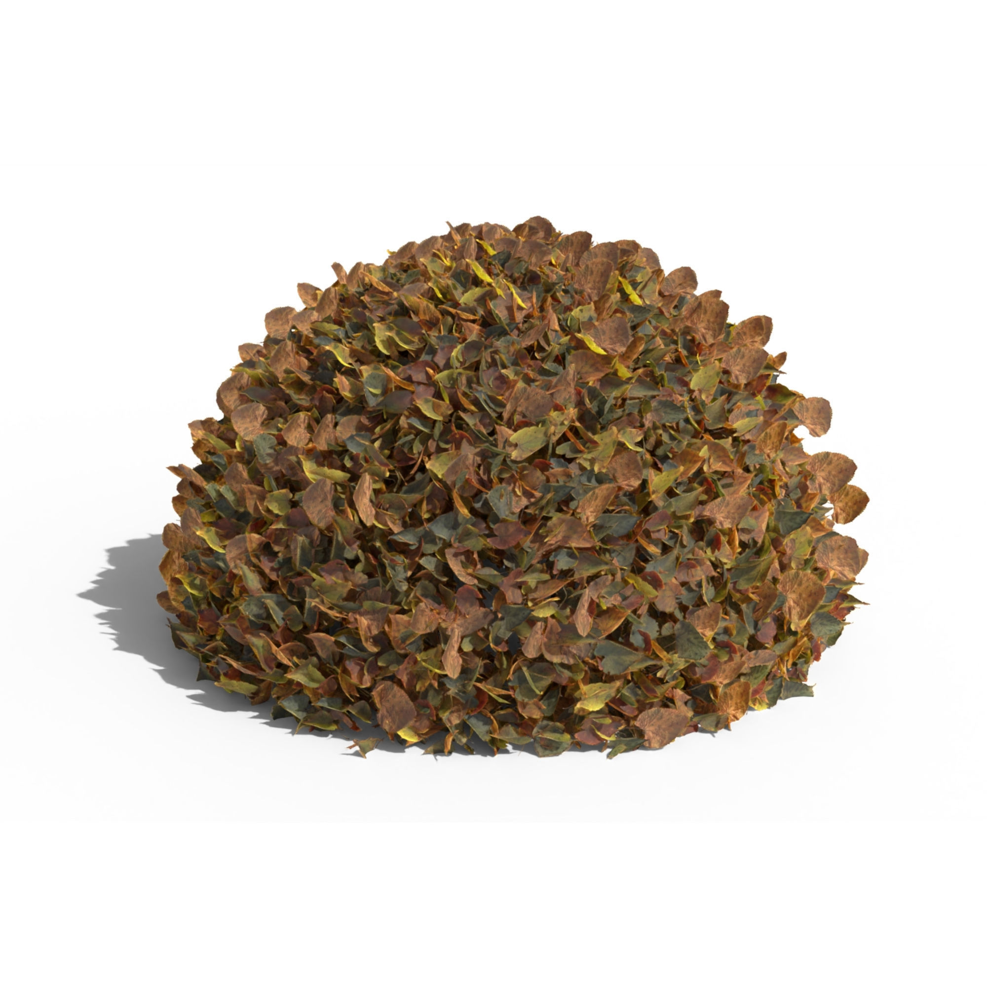 Linden Leaf Pile 3D model_15