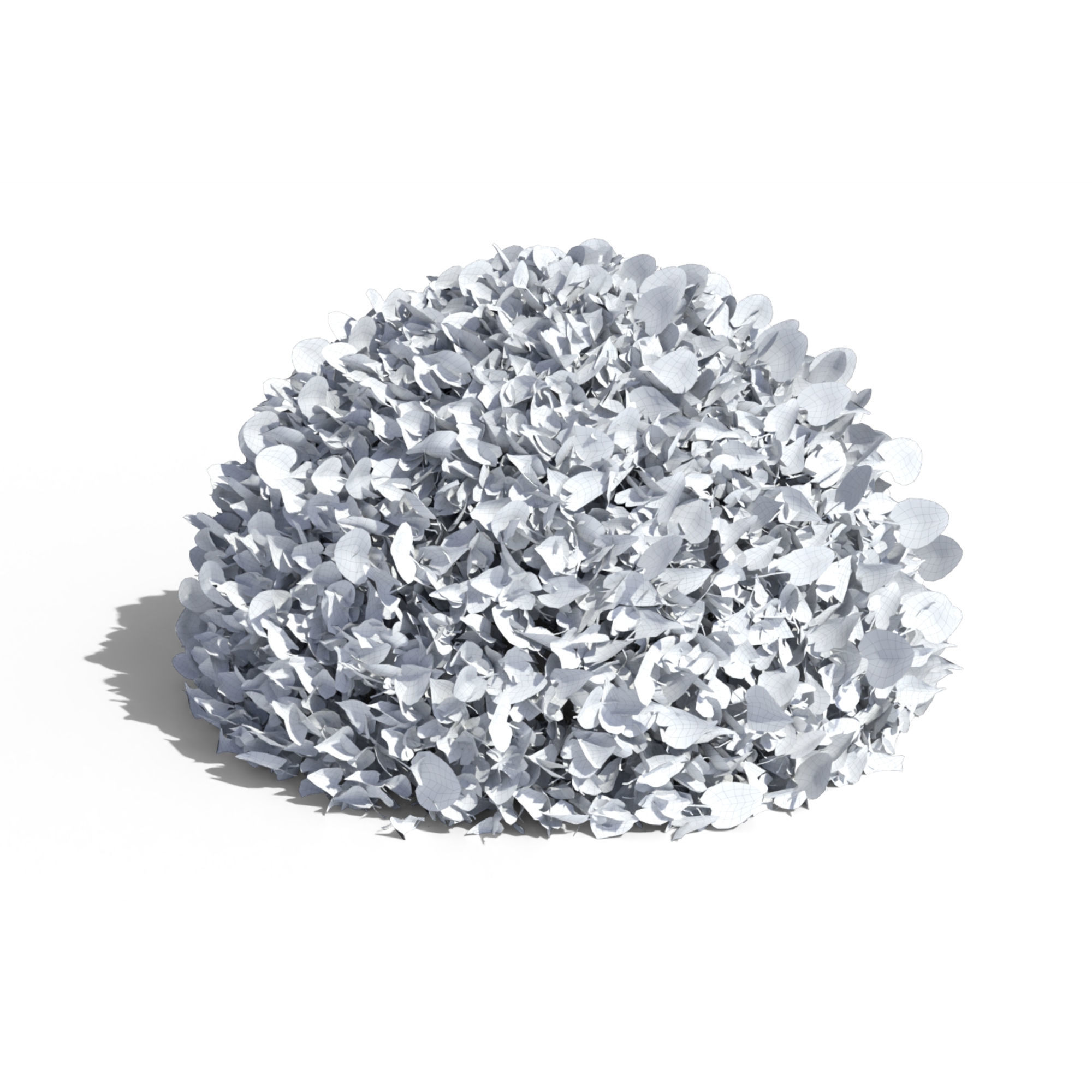 Linden Leaf Pile 3D model_16