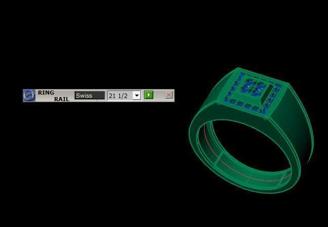 man ring 3D print model 3D print model_15