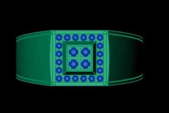 man ring 3D print model 3D print model_11