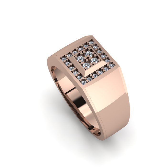 man ring 3D print model 3D print model_2