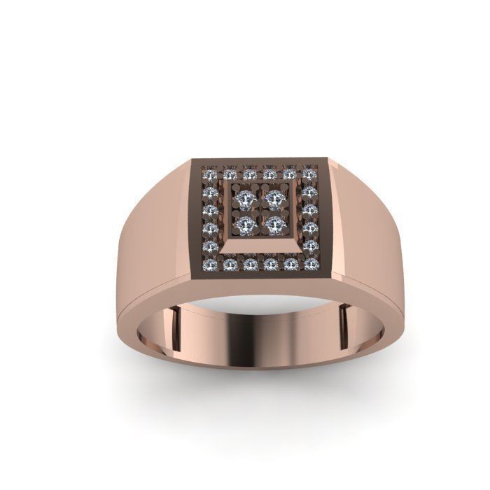 man ring 3D print model 3D print model_8