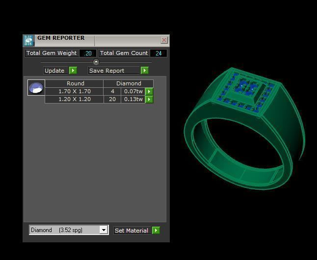 man ring 3D print model 3D print model_17