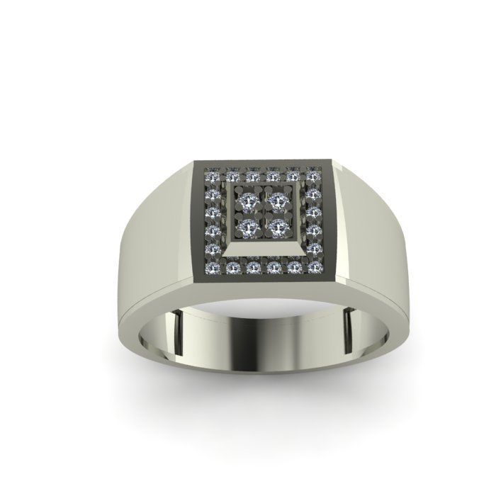 man ring 3D print model 3D print model_7