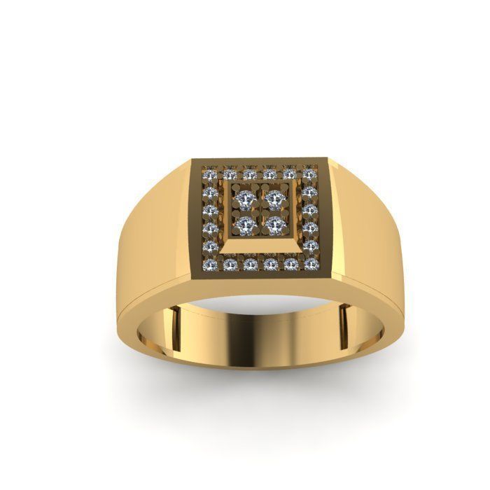 man ring 3D print model 3D print model_6