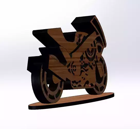 motorcycle laser cutter model 3D print model