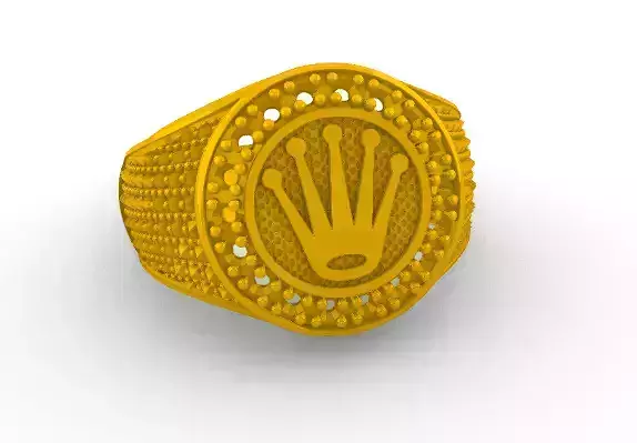 Anillo De Hombre Man Ring SM 3D print model