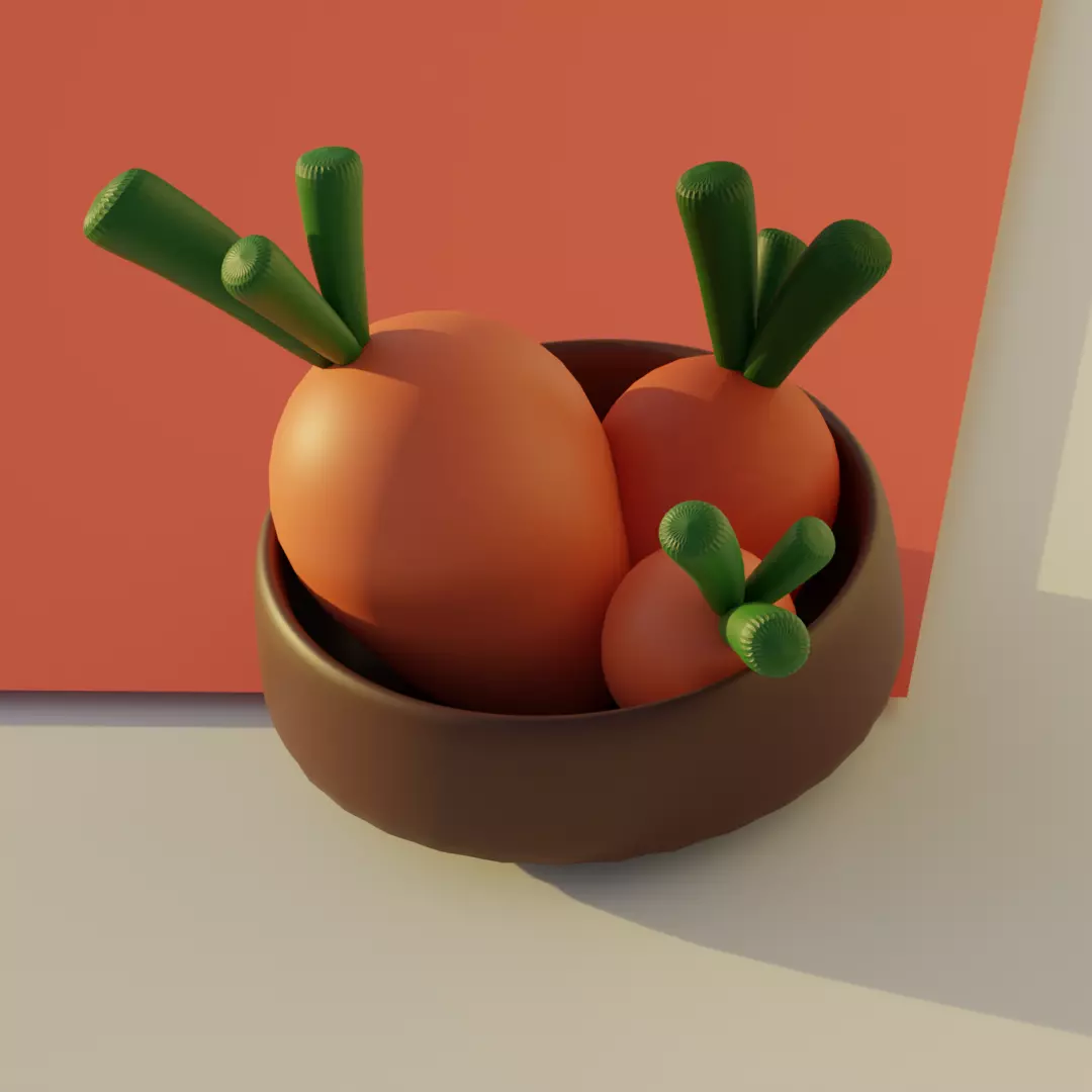 carrot 3D model_0