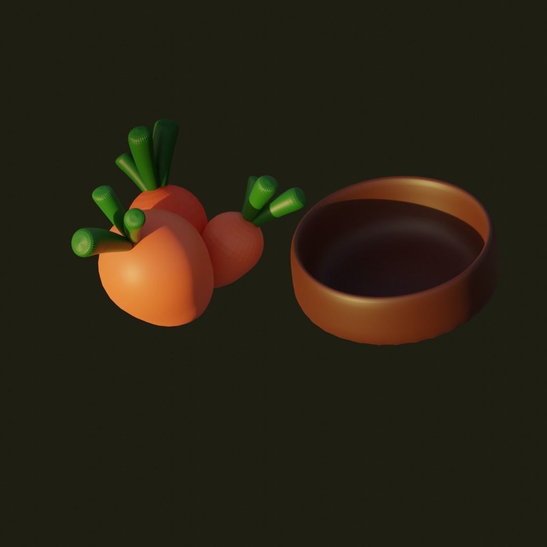 carrot 3D model_1