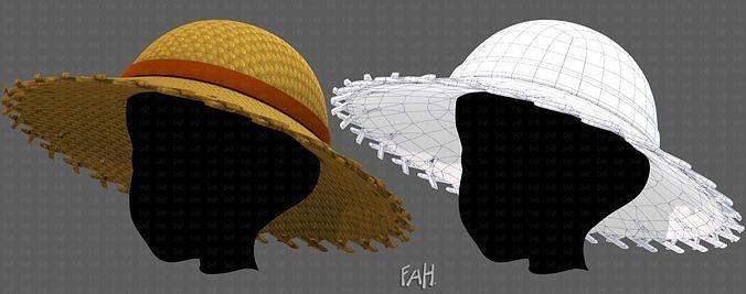 Cap V65 Low-poly 3D model