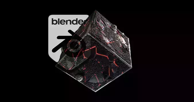 The sphereCube - Audiovisual particle flow in GeoNodes 3D model