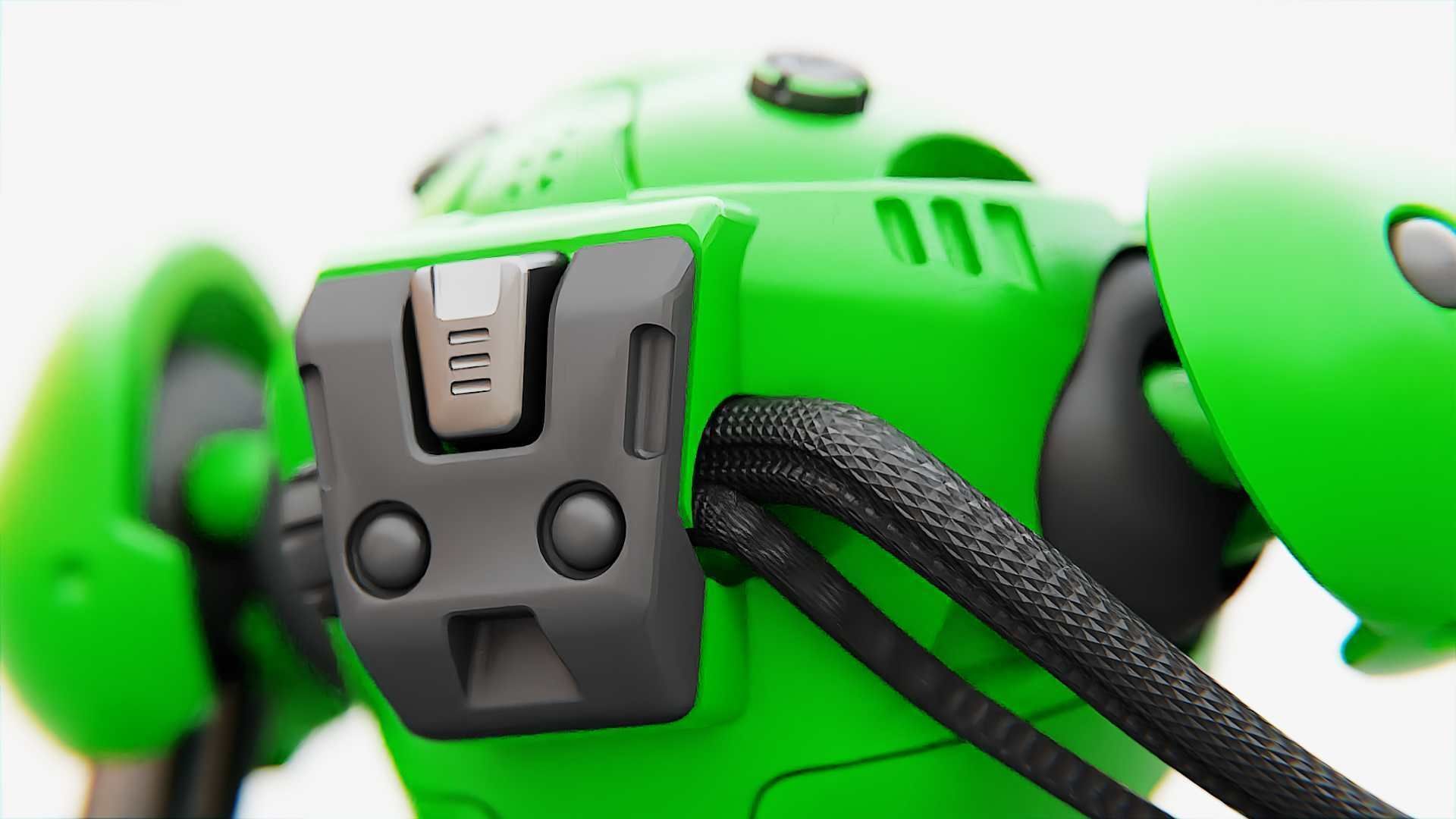 MILITARY BOT F-500 RIGGED 3D model_17