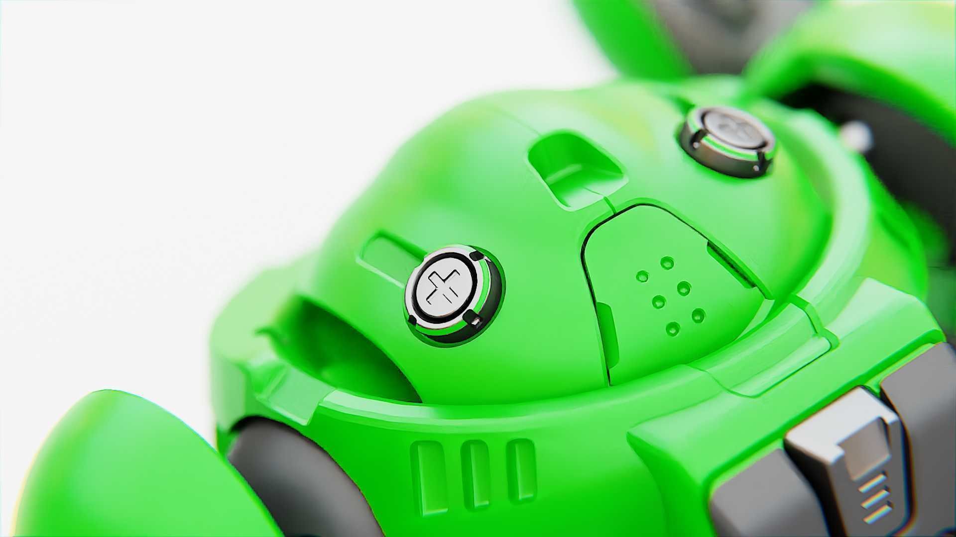 MILITARY BOT F-500 RIGGED 3D model_16