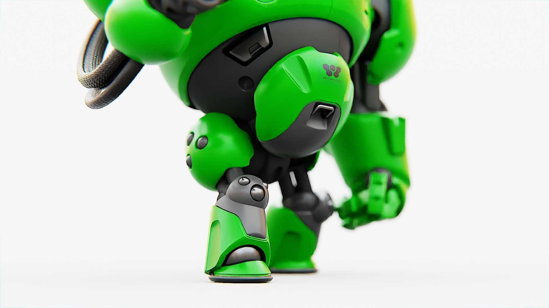 MILITARY BOT F-500 RIGGED 3D model_18