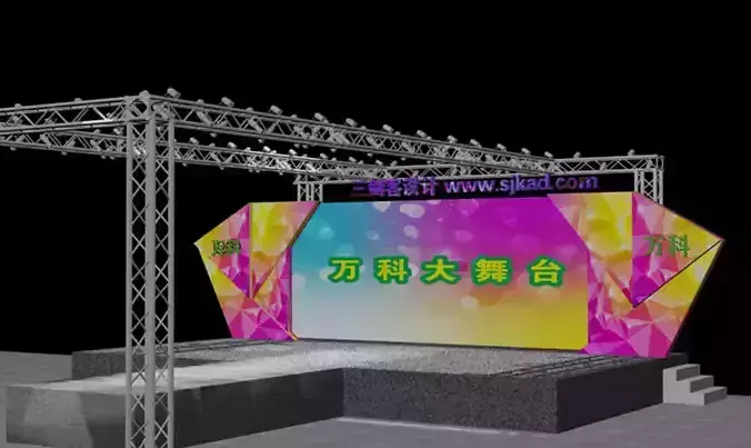 3DS Max 2014 Stage Concert 49