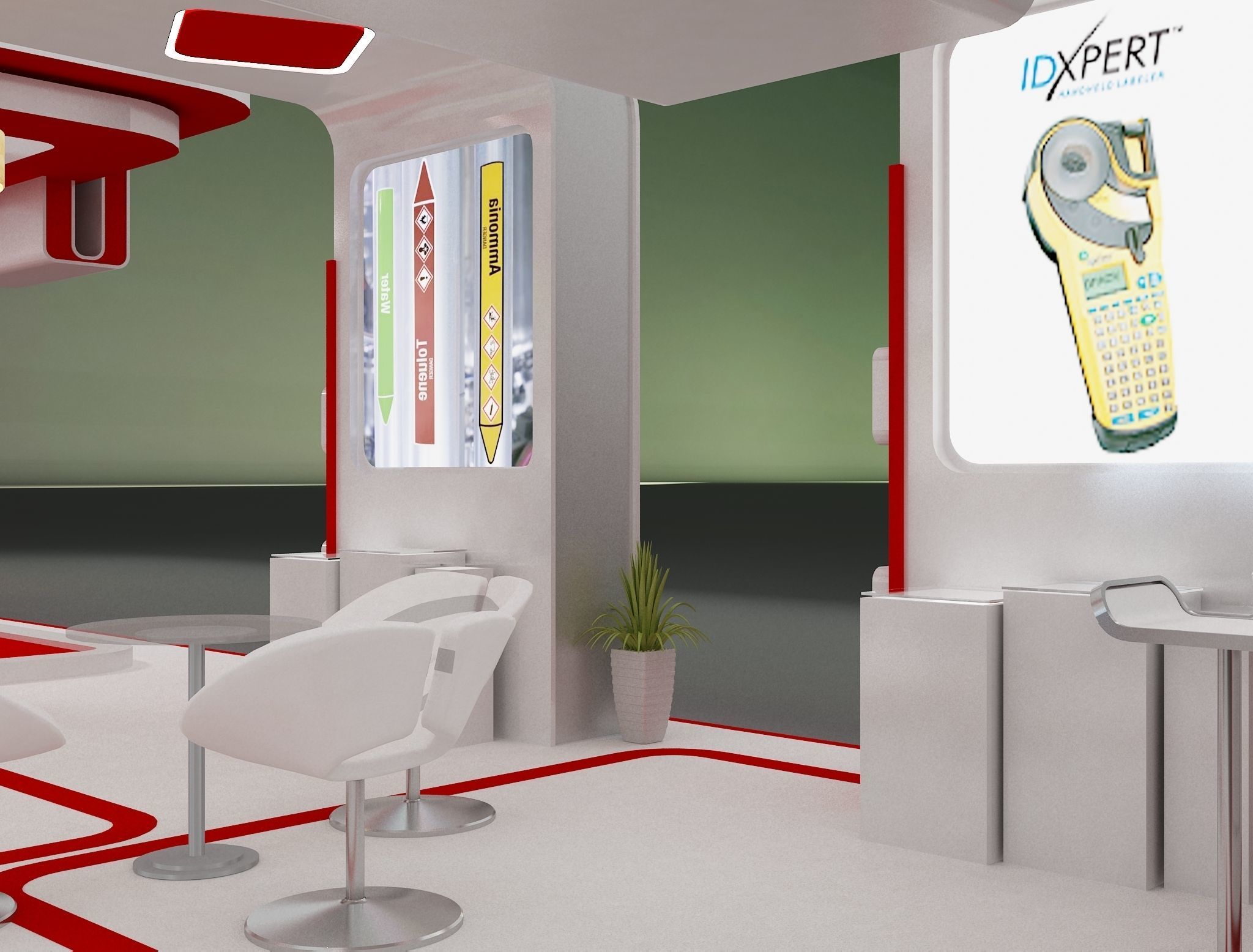 Booth Exhibition Stand a275b 3D model_16