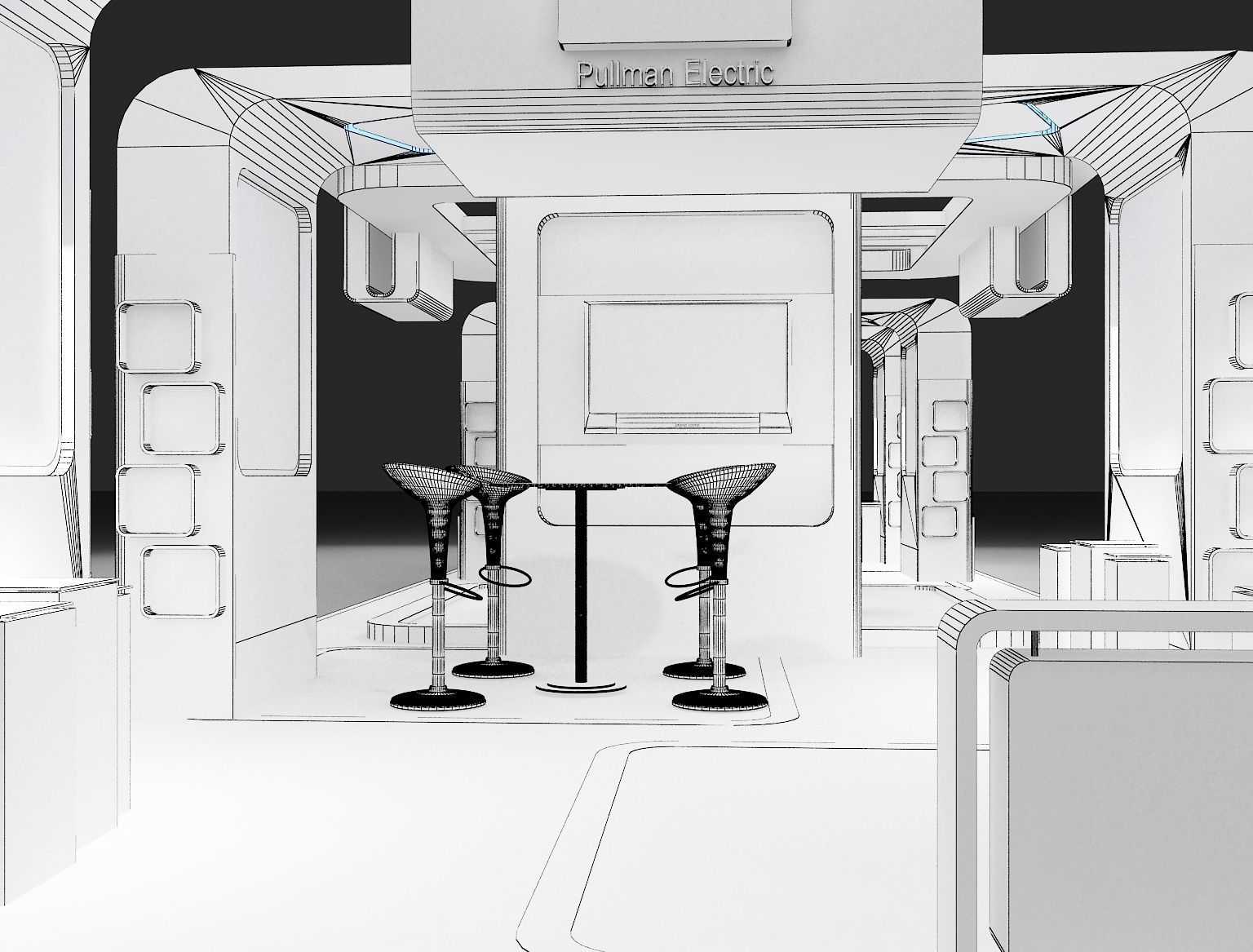 Booth Exhibition Stand a275b 3D model_7
