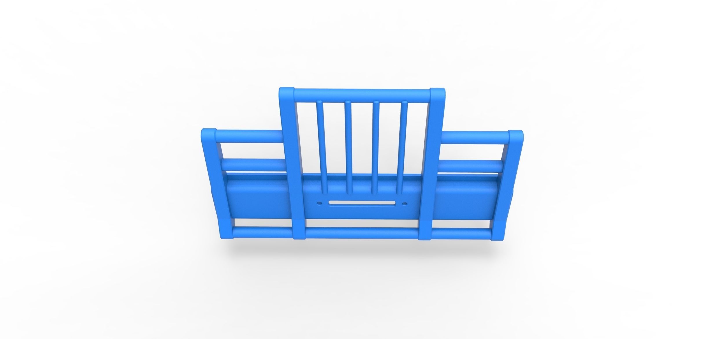 Moose bumper for semi truck V3 Scale 1 to 25 3D print model_4