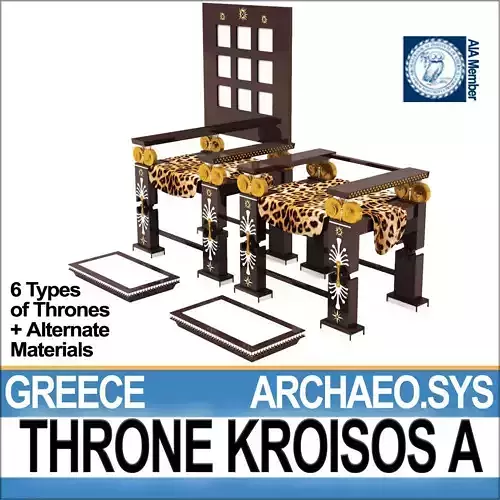 Ancient Greek Throne Kroisos A