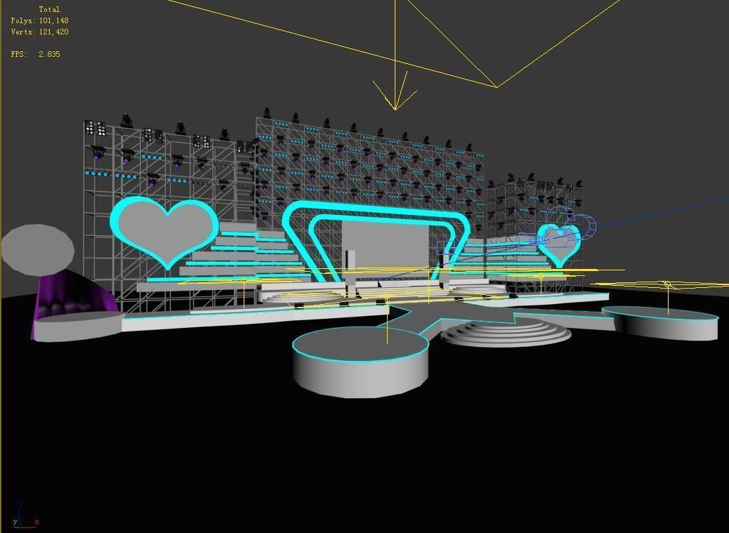 Carnival stage 2 3D model_3