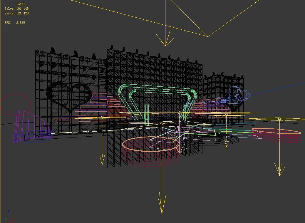 Carnival stage 2 3D model_4