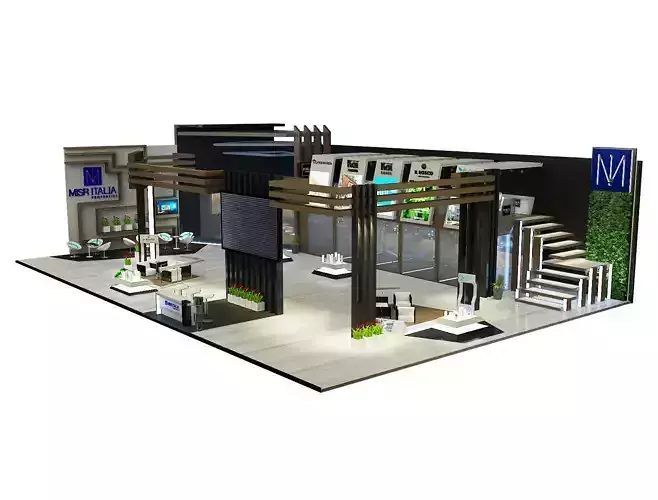  Booth Exhibition Stand a273