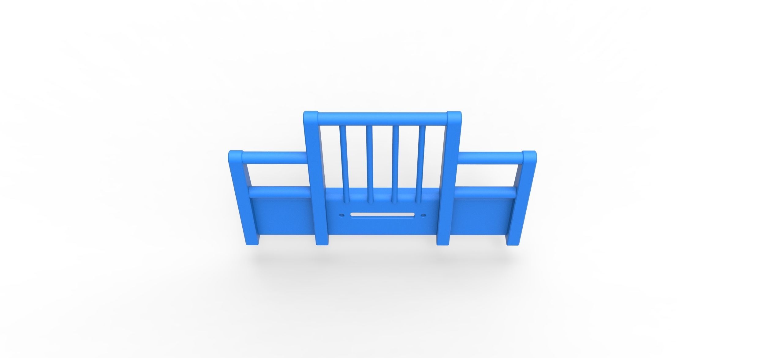 Moose bumper for semi truck V4 Scale 1 to 25 3D print model_4