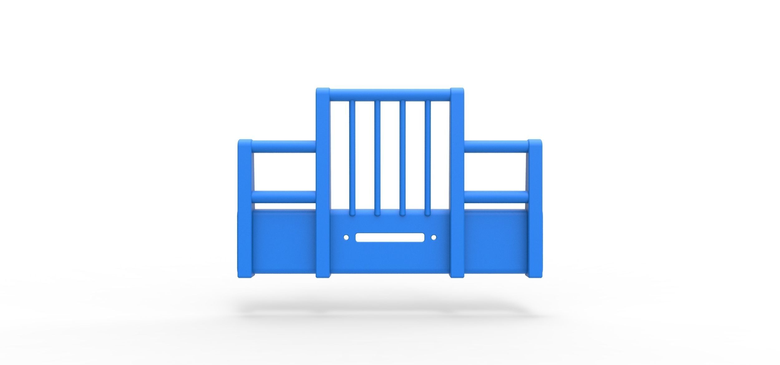 Moose bumper for semi truck V4 Scale 1 to 25 3D print model_3