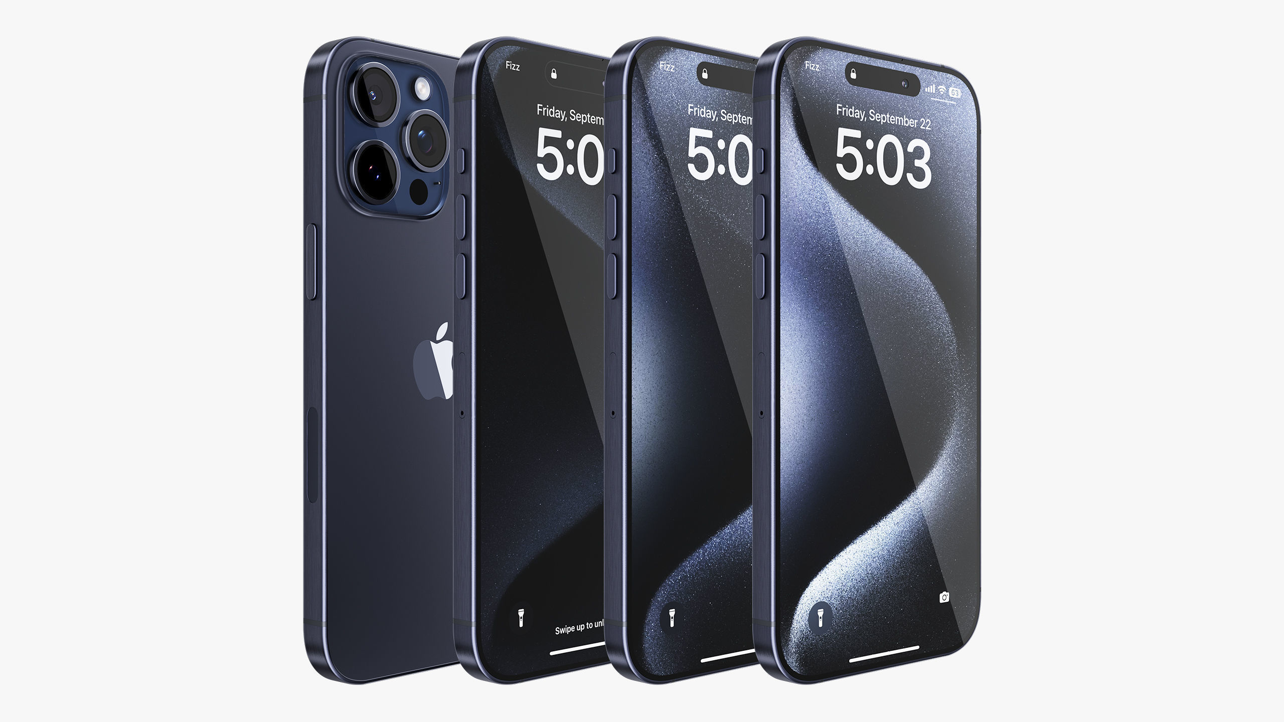 Apple iPhone 15 Pro - Pro Max Collection 3D model_7