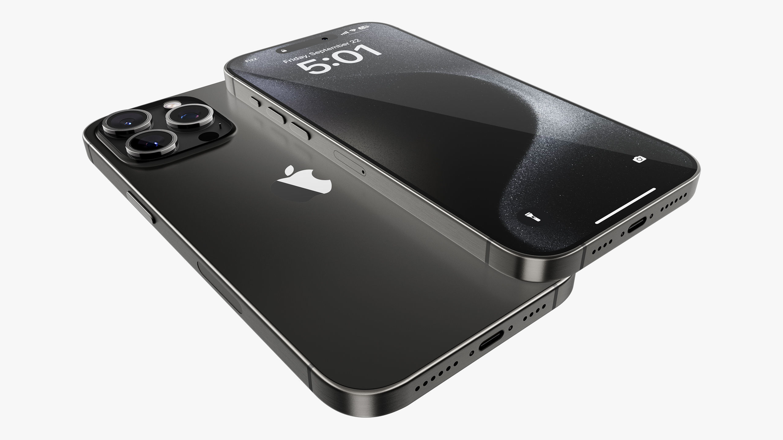 Apple iPhone 15 Pro - Pro Max Collection 3D model_43