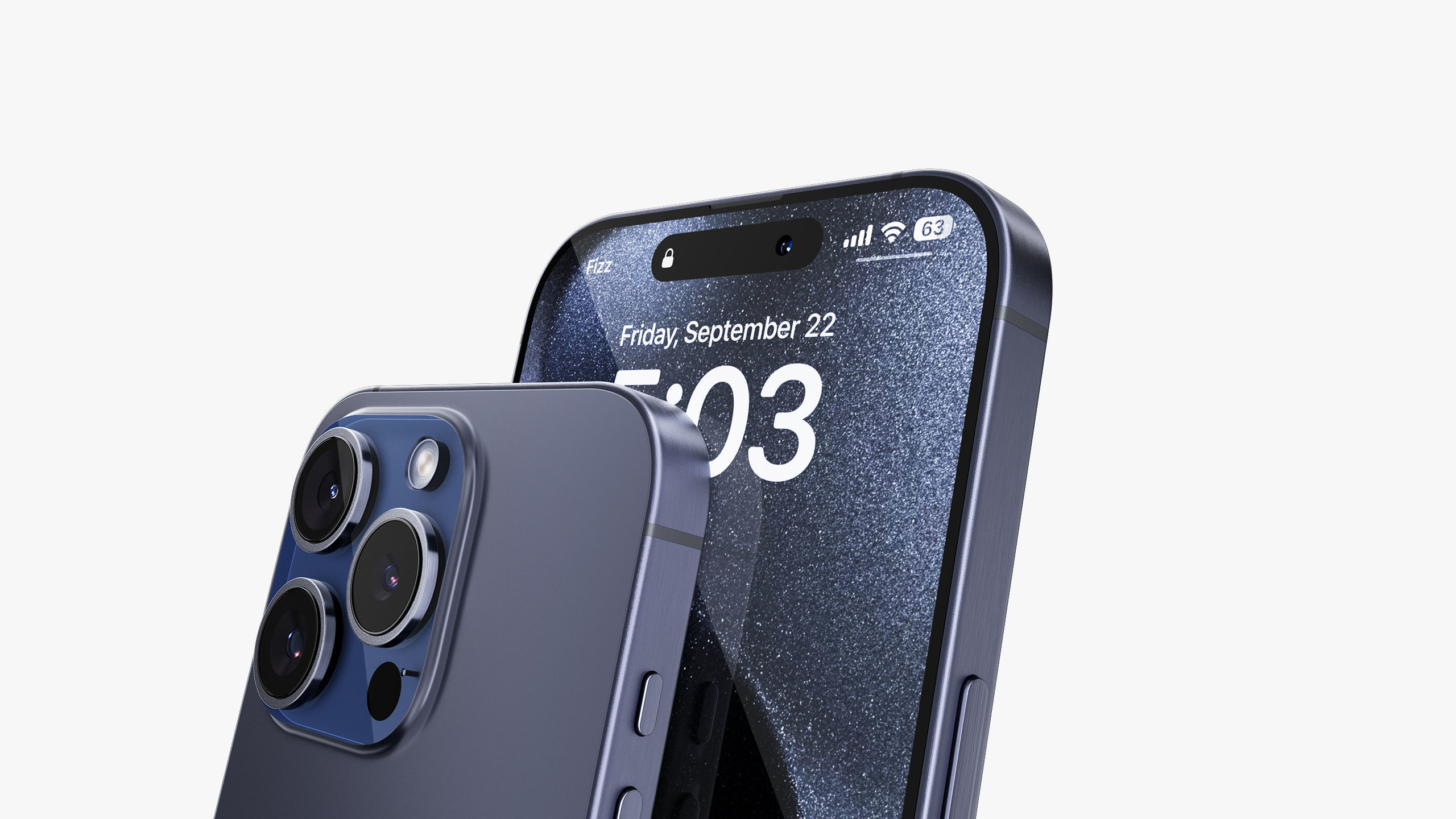 Apple iPhone 15 Pro - Pro Max Collection 3D model_46