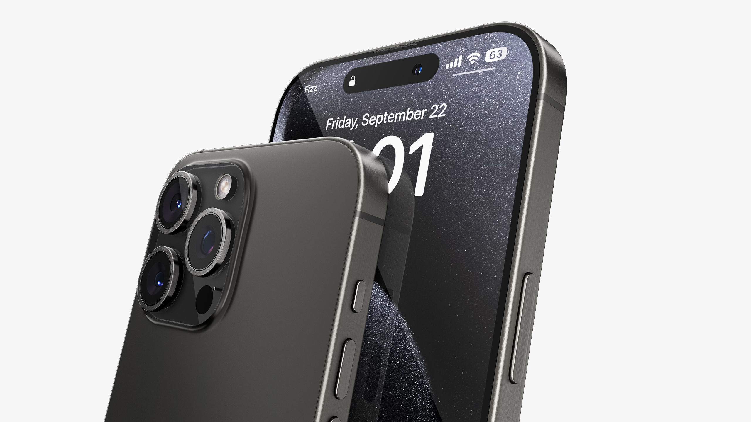 Apple iPhone 15 Pro - Pro Max Collection 3D model_37