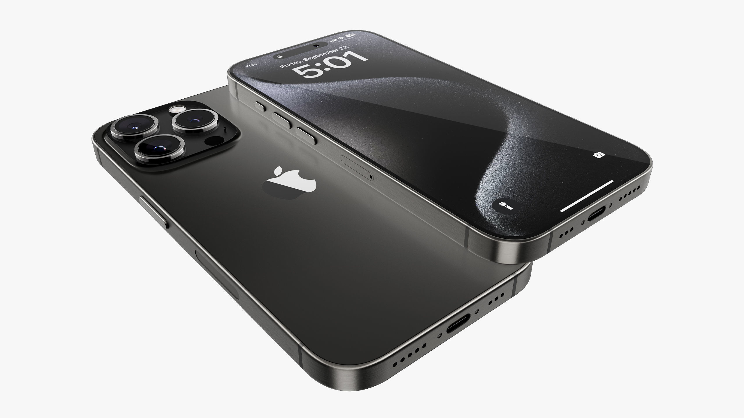 Apple iPhone 15 Pro - Pro Max Collection 3D model_44